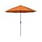 California Umbrella 7.5' Bronze Aluminum Market Patio Umbrella, Sunbrella Tangerine 194061336113 - alternate 1